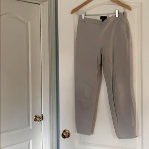 J Crew Cropped Grey Work Pant
